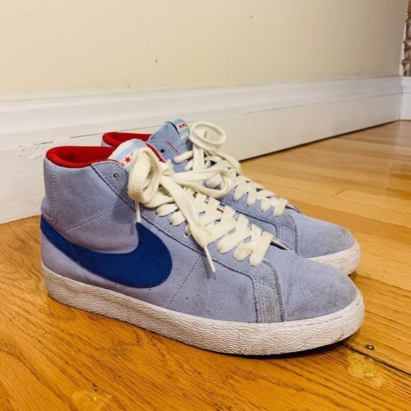 Nike Sb Blazer Chicago Ice Blue 2008 Size 9 - Picture 8 of 16